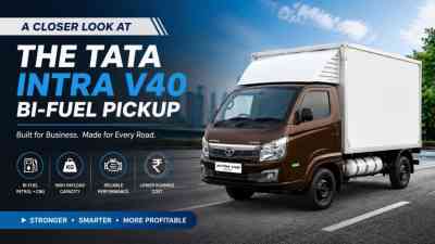 A Closer Look at the Tata Intra V40 Bi-Fuel Pickup